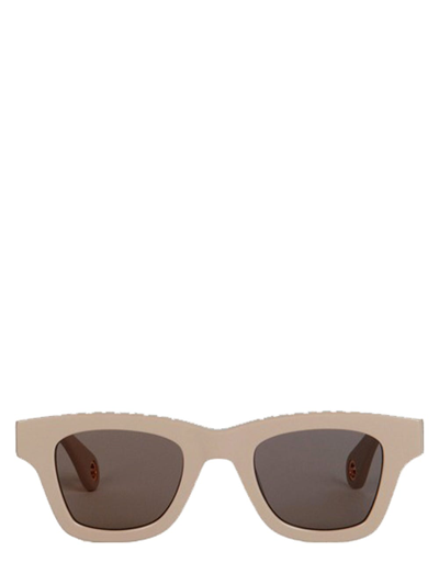 Jacquemus Beige Round D-frame Sunglasses Les Lunettes Nocio