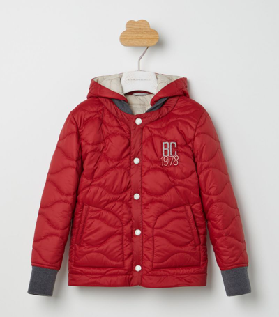 Brunello Cucinelli Quilted Jacket (4-12 Years) In Red