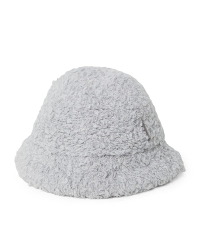 Brunello Cucinelli Cashmere Bucket Hat In Grey