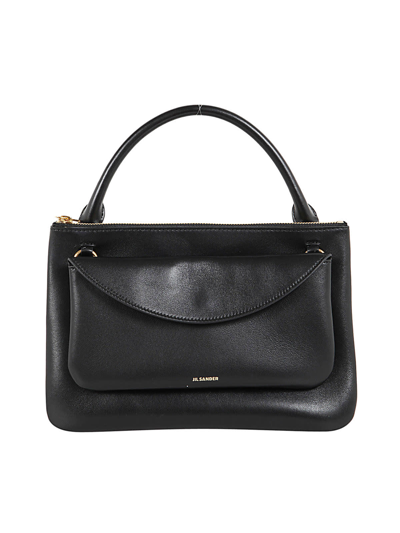 Jil Sander Link Lg Multi Bag In Black
