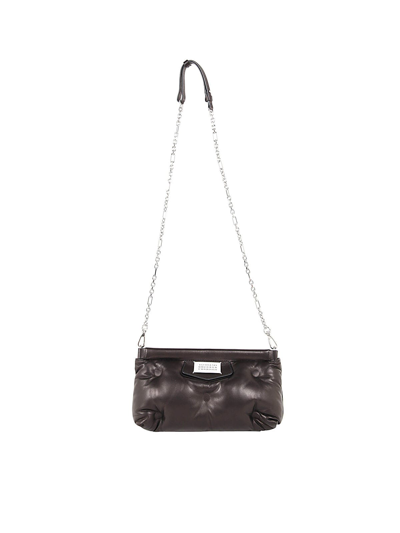 Maison Margiela Glam Slam Red Carpet Clutch In Black