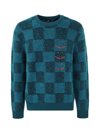 Ps By Paul Smith Mens Pullover Crew Neck Happy In Bottl