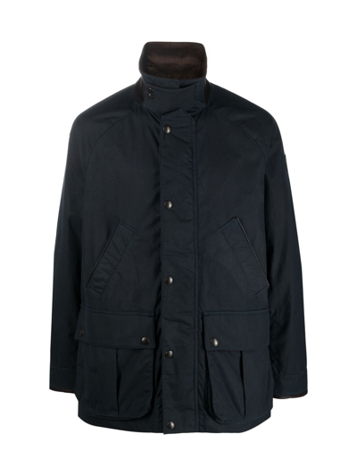 Polo Ralph Lauren Waxed Cotton Barn Jacket In Collection Navy