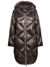 Herno Oversize Ultralight Nylon Parka In Fondente