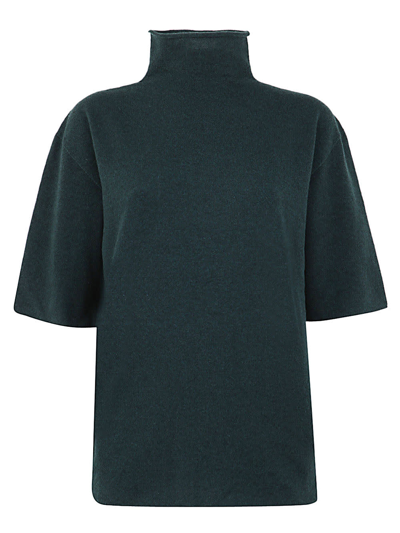 Jil Sander Sweater Hn Ss In Dark Green