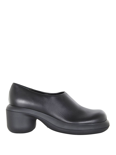 Jil Sander Pump Vit Agnellato 999 Nero In Black