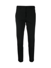 Seventy Wool Gabardine Trouser In Black