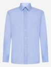 Tom Ford Spread-collar Slim-fit Cotton-poplin Shirt In Light Blue