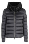 Save The Duck Mei Quilted-finish Padded Jacket In Nero