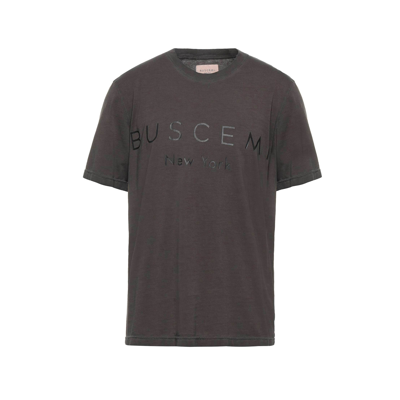 Buscemi Cotton Logo T-shirt In Grey