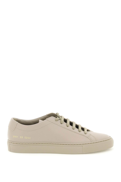 Common Projects Original Achilles Leather Sneakers In Brown