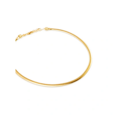 Missoma Flat Snake Gold Vermeil Necklace