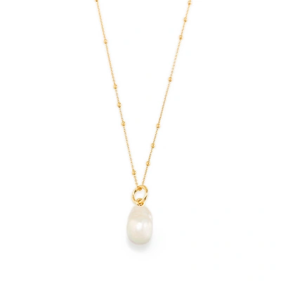 Missoma Baroque Gold Vermeil Pearl Necklace