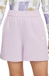Nike Women's  Sportswear Jersey Shorts In Purple