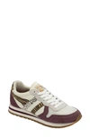Gola Classics Daytona Safari Sneaker In Off White/ Windsor Wine