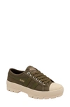 Gola Coaster Peak Sneaker In Khaki/ Khaki/ Offwhite