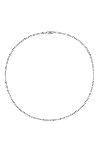 Bony Levy Bardot Diamond Tennis Necklace In 18k White Gold