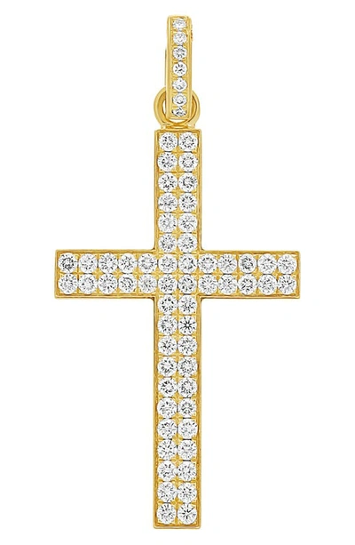 Bony Levy Pave Diamond Cross Pendant In 18k Yellow Gold