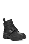 Ugg Women's Ashton Waterproof Combat Boots In Black