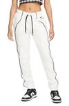 Nike Air Fleece Joggers In Sail/ Black/ Black