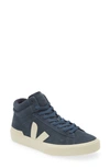 Veja Minotaur High Top Sneaker In Nautical Blue