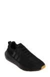 Adidas Originals Swift Run 22 Sneaker In Core Black/ Gum 3/ Ftwr White