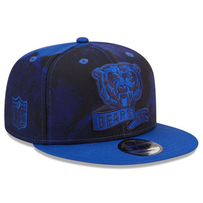 New Era Navy Chicago Bears Ink Dye Tonal 2022 Sideline 9fifty Snapback ...