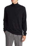 Reiss Caine Wool Turtleneck Sweater In Black