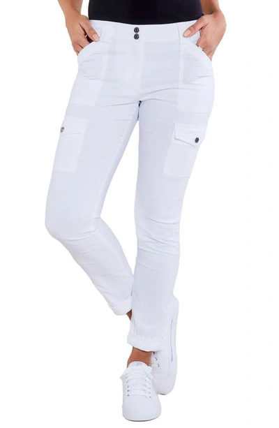 Anatomie Kate Skinny Cargo Pants In White