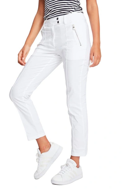Anatomie Peggy Curvy Zip Pocket Pants In White