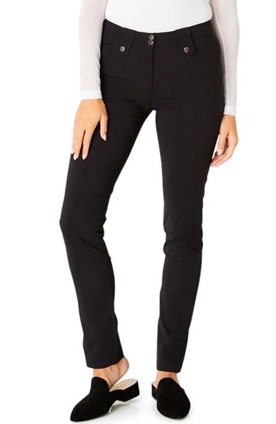 Anatomie Skyler Five-pocket High-rise Trousers In Black
