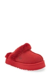 Ugg Disquette Slip-on Flats In Samba Red