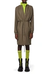 Rains String Waterproof Jacket In Wood