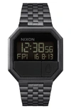 Nixon Rerun Digital Bracelet Watch, 39mm In Black/ Black