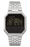 Nixon Rerun Digital Bracelet Watch, 39mm In Black