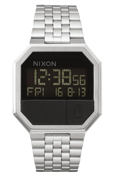 Nixon Rerun Digital Bracelet Watch, 39mm In Black