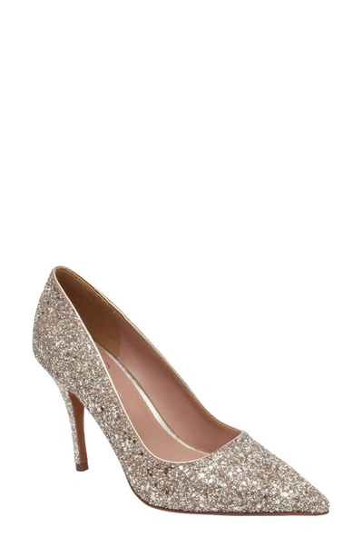 Linea Paolo Payton Pointy Toe Pump In Light Gold