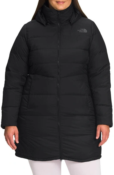 The North Face Metropolis Water Repellent 550 Fill Power Down Hooded Parka In Tnf Black