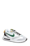 Nike Air Max Dawn Sneaker In White/ Green/ Black/ Gold