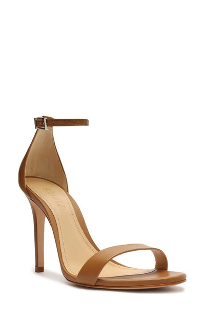 Schutz 'cadey Lee' Sandal In Wood Leather