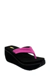 Volatile Zoe Sport Wedge Sandal In Orchid