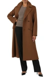 FLEURETTE LAKE DOUBLE BREASTED WOOL COAT