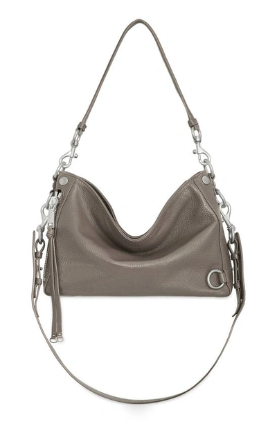 Rebecca Minkoff M.a.b. Leather Crossbody Bag In Deep Taupe