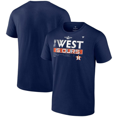 Fanatics Branded Navy Houston Astros 2022 Al West Division Champions Locker Room T-shirt