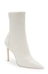 Stuart Weitzman Stuart 100 Ankle Bootie In White