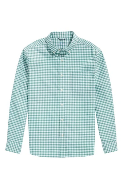 Vineyard Vines Classic Fit Gingham Button-down Shirt In Starboard