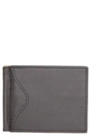 Royce New York Personalized Rfid Leather Money Clip Card Case In Black- Gold Foil