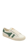 Gola Tennis Mark Cox Sneaker In Offwhite/ Greenmist