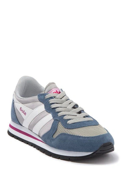 Gola Daytona Sneaker In Lt Grey/ Baltic/ White