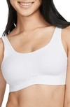 Nike Women's Alate Coverage Light-support Padded Sports Bra In White